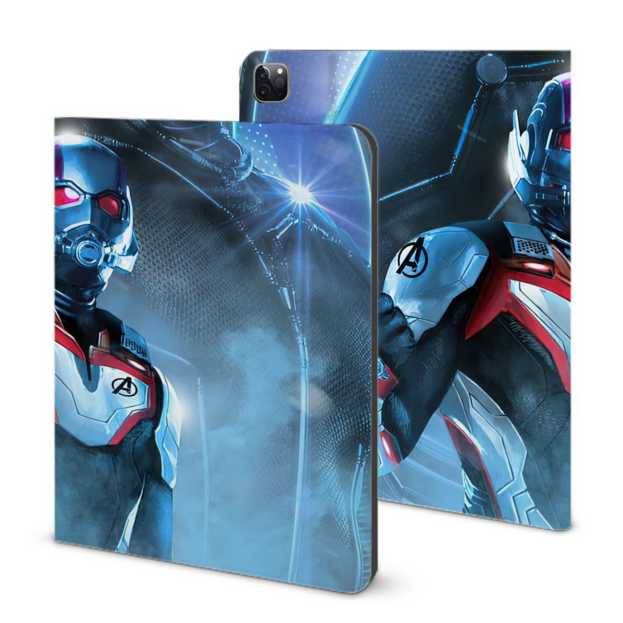 （画像用） アベンジャーズ The Avengers IPad ケース ブック型 PUレザー TPU 耐衝撃 軽量 薄型 ペン収納なし 全面保護 IPad 各モデル対応